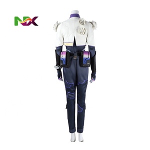 Disfraz de <span class=keywords><strong>Cosplay</strong></span> de <span class=keywords><strong>Valorant</strong></span> Viper, Conjunto de Atuendo de Anime 2D para Actuación, 5516 - Product Image 2