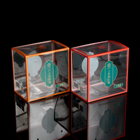 Boîte d'emballage rigide en PET imprimée sur mesure, carton de présentation en plastique transparent pour thé, cadeaux, marchandises quotidiennes, emballage de produits
