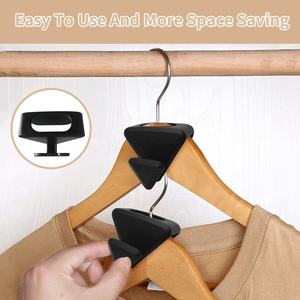 18 Pieces Wardrobe Closet Space Saving <strong>Clothes</strong> <strong>Hanger</strong> Extender <strong>Connector</strong> Attachment Organizer <strong>Hooks</strong> - Product Image 6
