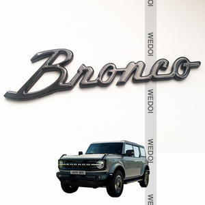 Emblema de Letras 3D en Negro Brillante para Ford Bronco, Insignia de Aleación de Aluminio, Accesorios Adhesivos para Coche - Product Image 1