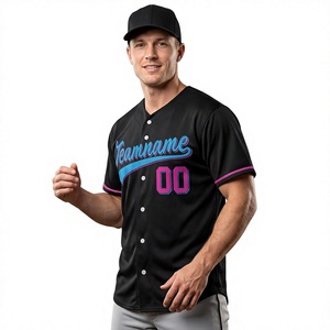 Camiseta de béisbol para equipo de club, de alta calidad, hecha a medida, con bordado en twill, para softbol, unisex, a precios razonables. - Product Image 1