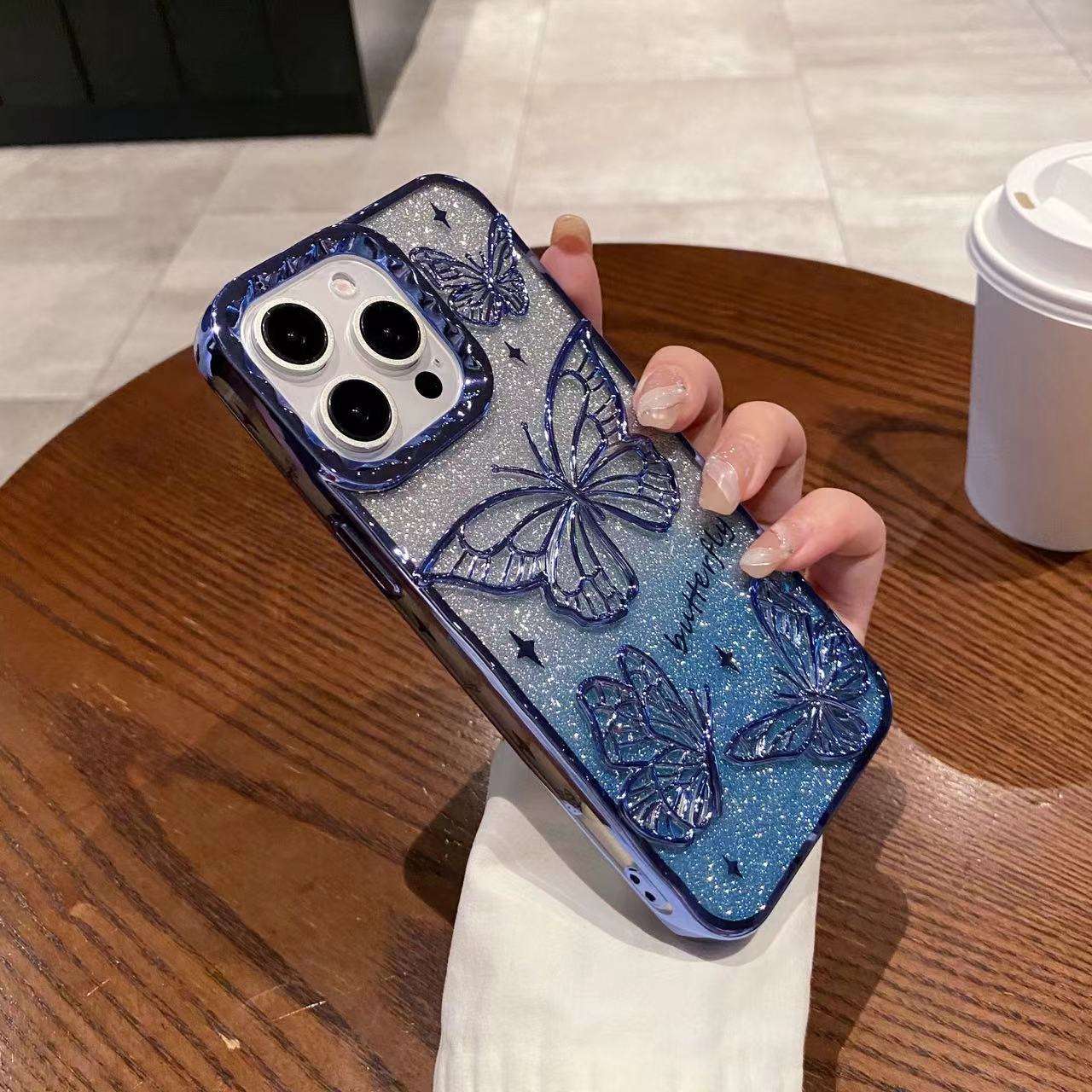 GQ087-สีน้ำเงินไล่ระดับ