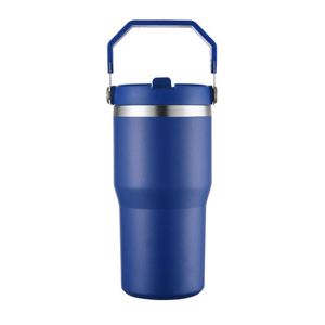 Gobelet isotherme à double paroi avec poignée latérale, tasse à vide en acier inoxydable de 20 oz pour voiture, bureau et extérieur - Product Image 2