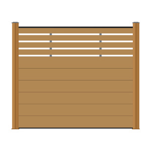 Materiales de Pared de Alta Calidad, Panel de Cerca Compuesto, Coextrusión de <span class=keywords><strong>Madera</strong></span> y Plástico WPC, <span class=keywords><strong>Poste</strong></span> de Cerca para Jardín - Product Image 1
