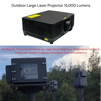 Projecteur laser 3D 3LCD SMX Manufacturer 12000 lumens pour la cartographie architecturale 3D sur les grandes façades de bâtiments