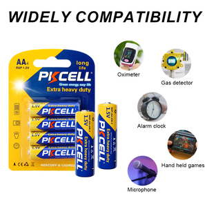 بطارية كربون PKCELL من الزنك ، بجهد V R6 AA ، R03 AAA ، لعبة فائقة القوة - Product Image 2