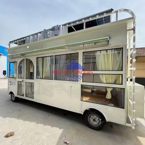 Camion de restauration mobile en acier inoxydable, cuisine complète, résistant à la rouille, capacité personnalisable, utilisation commerciale extérieure, intégré - Product Image 4