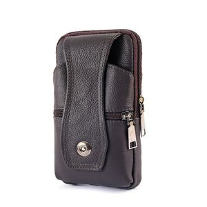 Borsa da <span class=keywords><strong>cintura</strong></span> impermeabile portafogli in pelle da <span class=keywords><strong>uomo</strong></span> realizzata per telefono cellulare Versatile borsa da vita custodia per cellulare - Product Image 5