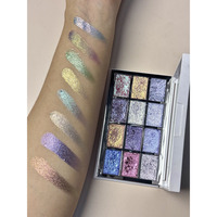Palette d'ombres à paupières personnalisées de toutes les couleurs - Fabrication sur mesure - Marque privée OEM - Votre propre palette d'ombres à paupières scintillantes/mates