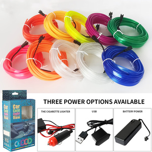 Nhà Máy Bán buôn tự động dẫn dải trang trí EL dòng ánh sáng lạnh trang trí đèn môi trường xung quanh ánh sáng xe bầu không khí nội thất đèn - Product Image 6