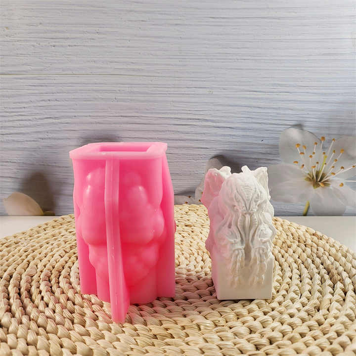 Handmade Resin Casting Molds for DIY Decorative Ornaments Ins Style Silicone Cthulhu Octopus Mold W0297 Cake Tools