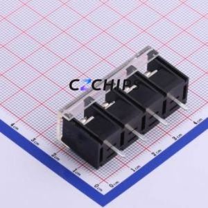 KF58C-10.0-4P Barrier Terminal Block Through hole Component (THT),P=10mm Connector With Cover Plate 10mm 1x4P Straight Pin - Product Image 2