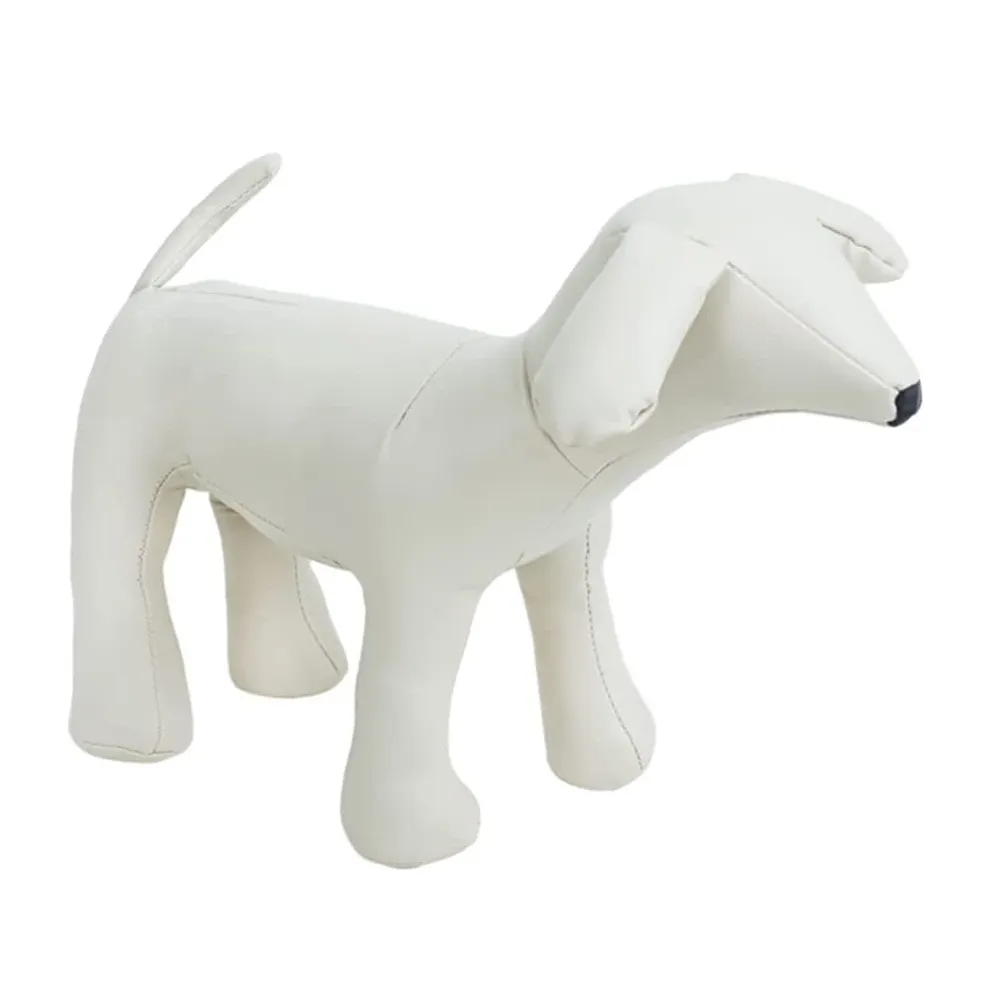 5586 Cão PU Couro Pet Vestuário Display Stand Costura Modelo Permanente Pet Store Roupas Cabides Bonitos Macio Manequim Feminino