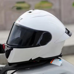 Más barato Unisex Adulto DOT Aprobado Full Face Casco <span class=keywords><strong>de</strong></span> motocicleta <span class=keywords><strong>de</strong></span> alta calidad personalizado ABS Cascos Vintage Street Quick Release - Product Image 3