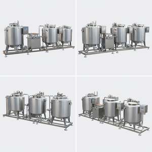 Machine professionnelle automatique Ace pour la production de yaourt chaud et de fromage de chèvre avec pompe à moteur, ligne de process commerciale en acier inoxydable - Product Image 6