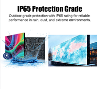 Écran LED publicitaire extérieur étanche GQY personnalisé P3.9 P4.8, affichage numérique fixe couleur intégrale