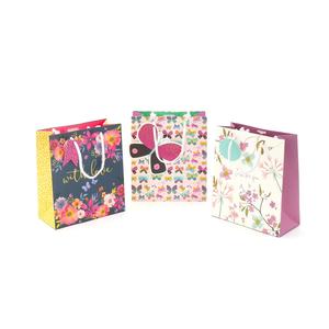 Bolsa de Regalo de Papel Blanco Pequeña Personalizable y Reciclable con Etiqueta de Cuerda de Algodón, Impresión a 4 Colores para Manualidades y Empaquetado - Product Image 1