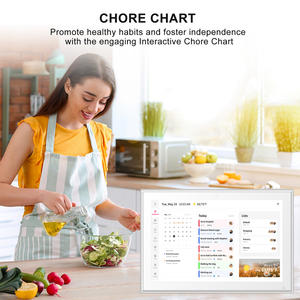 Planificateur de repas et tableau de tâches Whale Framely pour les horaires de la famille, cadeau pour la mère, la maman, les femmes, le grand-père, calendrier numérique de 10,1 pouces - Product Image 6