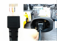 2M Datalogic KB Wedge PS2 Cable DE DATOS Trenza PVC TPE QD2130 QD2110 QD2100 QD2330 QD2310 QD2300 QM2130 QM2110 QM2100 GD4130 Cable
