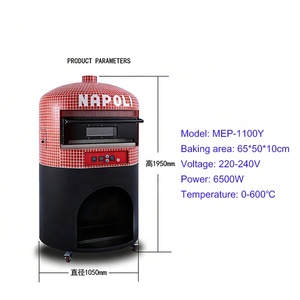 Forno per Pizza Commerciale Napoli, Forno per Pizza in Ceramica Italiana con Riscaldamento Elettrico per Ristoranti - Product Image 3