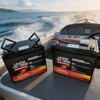 Baterai LiFePO4 12V 100Ah Siklus Dalam Solar BMS RV Marine