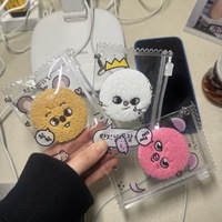 Pochette à fermeture éclair transparente en PVC personnalisée de 3 pouces sac de rangement pour porte-badge Kpop Idol à collectionner directement en usine