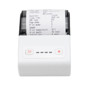 Mini Impresora Térmica de Recibos de 58 mm, Impresora Portátil Recargable por USB, Impresora de Fotos en Blanco y Negro - Product Image 4