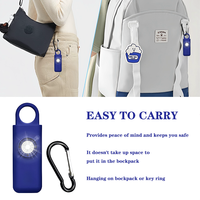 Alarme de panique portable 130 dB, porte-clés SOS, dispositif de sécurité personnel d'urgence pour femmes, autodéfense