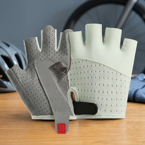 Gants de cyclisme mi-doigts à séchage rapide, avec grip en PU, respirants, longueur poignet, pour le sport, l'équitation, le fitness et l'entraînement en extérieur - Product Image 3
