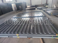 Mini stockage à plat démontable de 8 '10' 12 '16' pieds auto-stockage assembler des unités de stockage portables empilables de conteneur mobile