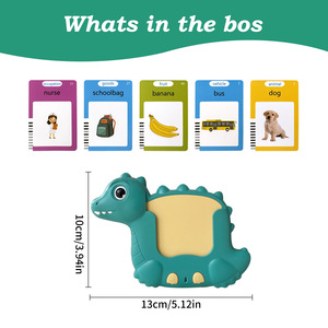 Nueva máquina educativa de tarjetas de dinosaurio, <span class=keywords><strong>libros</strong></span> de Audio de juguete, máquina de juguete de iluminación de aprendizaje <span class=keywords><strong>para</strong></span> niños - Product Image 6