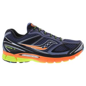 Chaussures de course Saucony Progrid Guide 7, tige en mesh, semelle intermédiaire en EVA, gris multicolore, unisexe - Product Image 1