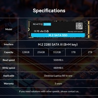 SSD M.2 SATA NGFF 512GB dengan Transmisi Data Cepat untuk Peningkatan Sistem Laptop dan Desktop Umum