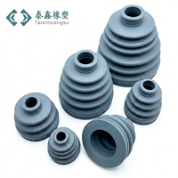 Soufflet anti-poussière flexible en caoutchouc EPDM ondulé, couvercle d'expansion, bouchon en caoutchouc pour amortisseur de machines de construction