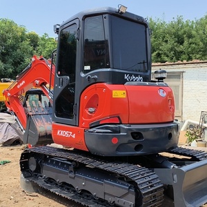 Japan Origin Used Kubota Mini Excavator KX057-4 U17 U10 Zero Tail Swing Digger For Sale EPA CE 99 New Landscaping - Product Image 3