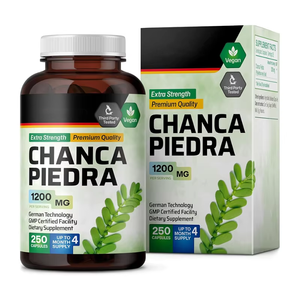OEM Private Label OEM <strong>Chanca</strong> <strong>Piedra</strong> Capsules Natural Kidney Gallbladder Health Support Supplement 1200 mg Organic <strong>Chanca</strong> <strong>Piedra</strong> - Product Image 1