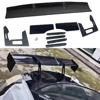 Aileron arrière de coffre GT en fibre de carbone véritable de style LP avec lumière LED rouge pour Nissan GT-R R35 09-25