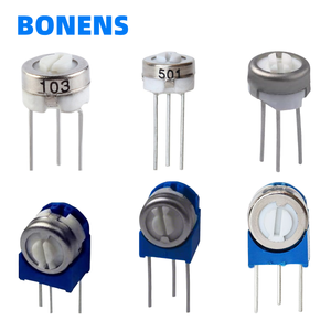 Potentiomètre de précision à simple tour 3329P, 0,5W, résistance réglable en émail de verre, réglage fin 10,5M - Product Image 1