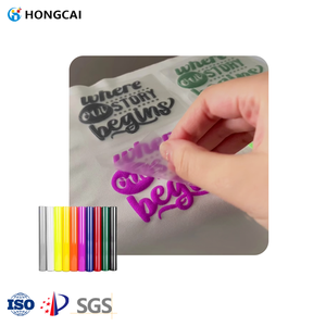 Hongcai tùy chỉnh HTV tấm Vinyl truyền nhiệt phim chất lượng cao 3D Puff pintable chuyển giấy & vật liệu phim chất lượng cao - Product Image 1