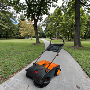 Balayeuse de <span class=keywords><strong>sol</strong></span> industrielle sans fil balayeuse de rue <span class=keywords><strong>rotative</strong></span> extérieure humide et sèche poussée à la main marche arrière état neuf - Product Image 5