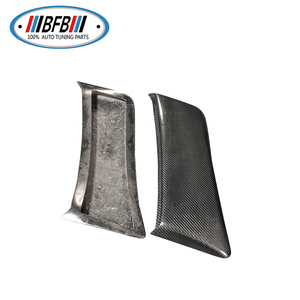 Décorations extérieures de carrosserie en carbone brillant de haute qualité, garnitures latérales, panneaux de ventilation des ailes arrière, protection pour <span class=keywords><strong>Mustang</strong></span> 2015-2019 - Product Image 4