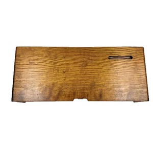 Ash Wood Computer Stand 50x21x13cm <b>Desktop</b> <b>Shelf</b> For Laptop Monitor Phone No Installation Required - Product Image 1