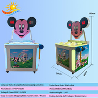 Jeu de frappe électronique Mickey Mouse Whack-a-Mole en gros, jouet marteau en plastique et métal pour enfants, éducatif précoce en anglais, 1 an