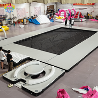 Plateforme flottante gonflable de haute qualité, ponton gonflable, quai gonflable en PVC, utilisation commerciale