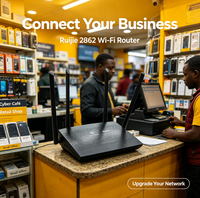 Routeur Ruijie d'occasion RG-MA2862 AX1800 WiFi 6 double bande Gigabit - pour réseaux FTTH à fibre optique