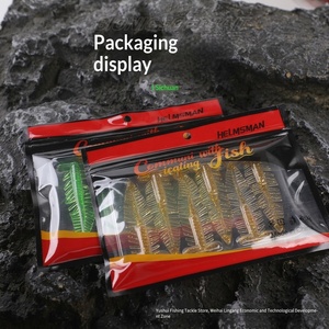 6 señuelos blandos de pesca de 88 mm y 2 g, tipo PELLER, de 3.5 pulgadas, con cabeza de jig luminosa, para lubina, agua dulce, río y agua salada, HYS02 - Product Image 6