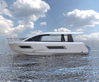 Bateau à passagers en aluminium de 52 pieds, design personnalisé, 75 places, vente flash