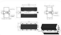 Module TEC refroidi par air et liquide, dispositif Peltier à double refroidissement Huajing TE75-300XEP-50 300W 24VDC