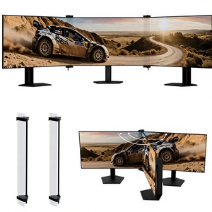 Kit Bezel-Free untuk Monitor 24"-32" 20"L X <span class=keywords><strong>2.3</strong></span>"W; Set Bezel-Free untuk Tiga Monitor (Set isi 2) - Product Image 1