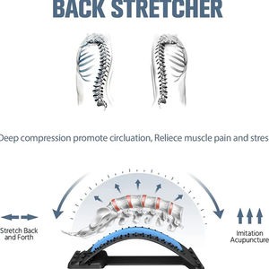 Orthopedic Edik pemanjang tulang belakang 3 tingkat, perenggang pinggang punggung yang dapat disesuaikan untuk alat penghilang rasa sakit - Product Image 4